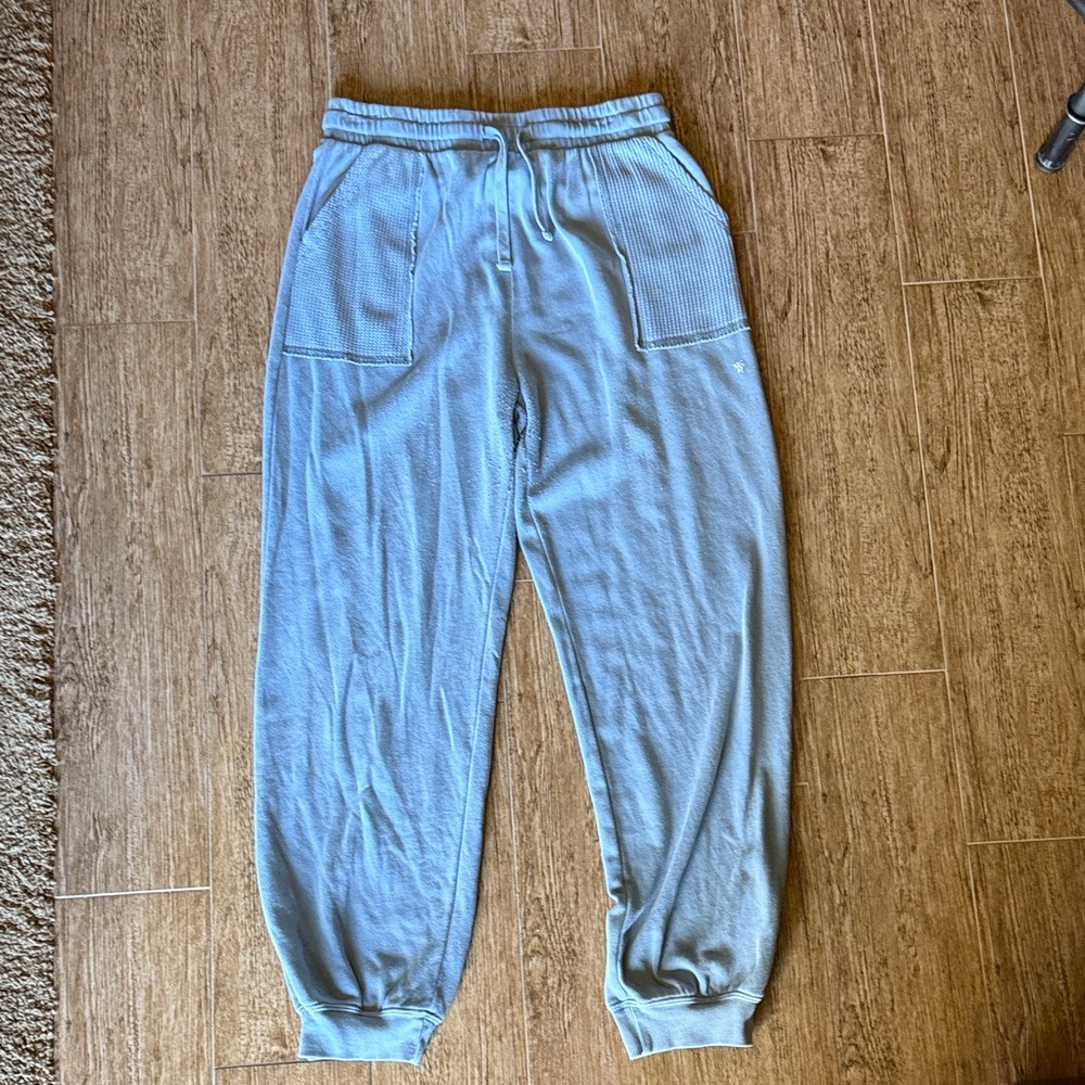 Altar'd State Light Blue Kids Rib Pocket Joggers